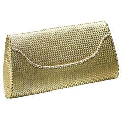 Tiffany & Co. Woven Gold Evening Bag