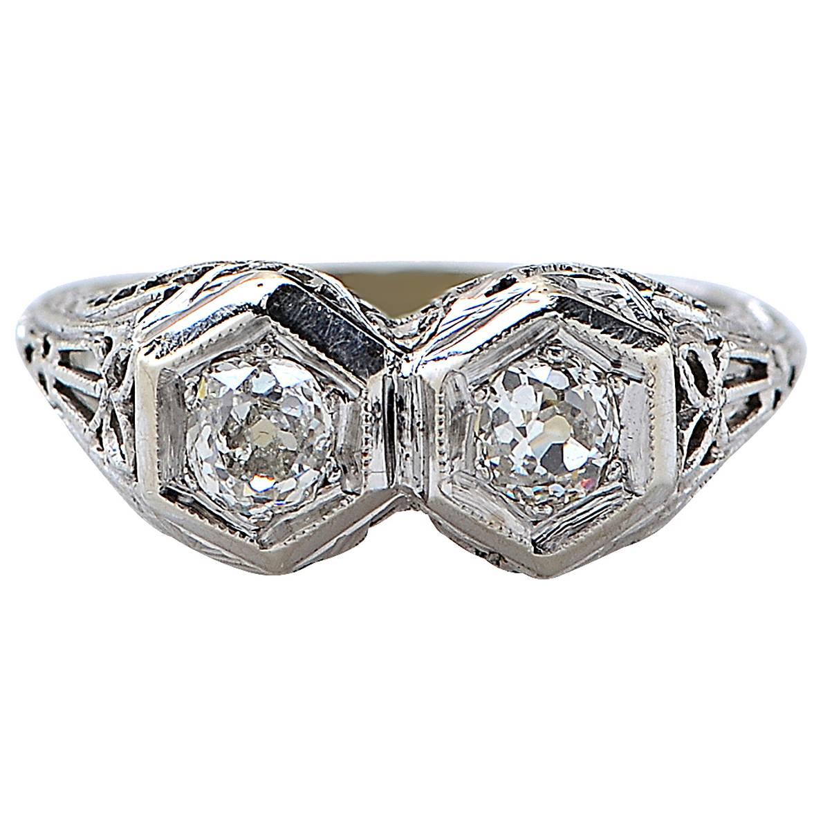 .66 Carat Antique Diamond Ring