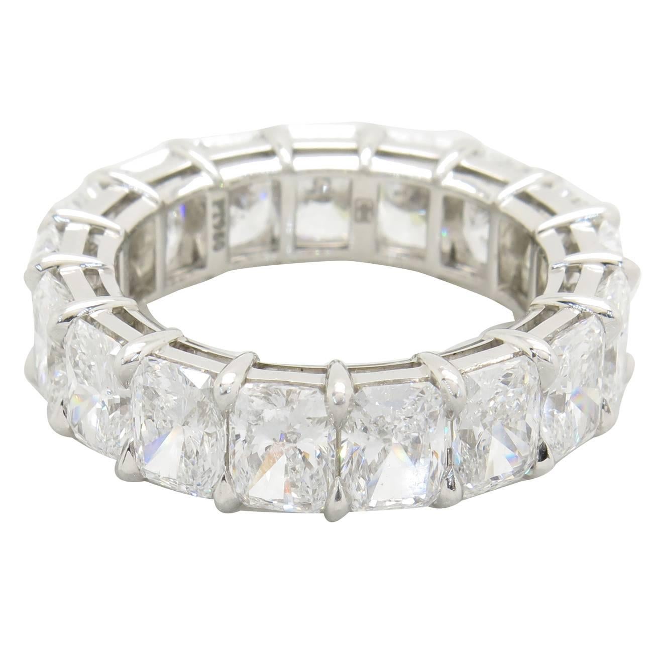 Harry Winston Radiant Diamond platinum Eternity Band  For Sale