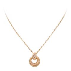 Van Cleef & Arpels Diamond Gold Pendant Necklace