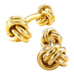 Tiffany & Co. Gold Knot Cuff Links