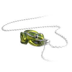 Deakin & Francis enamel Silver Frog Pendant 9