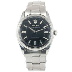 Rolex stainless steel Oyster Perpetual Wristwatch Ref 6565