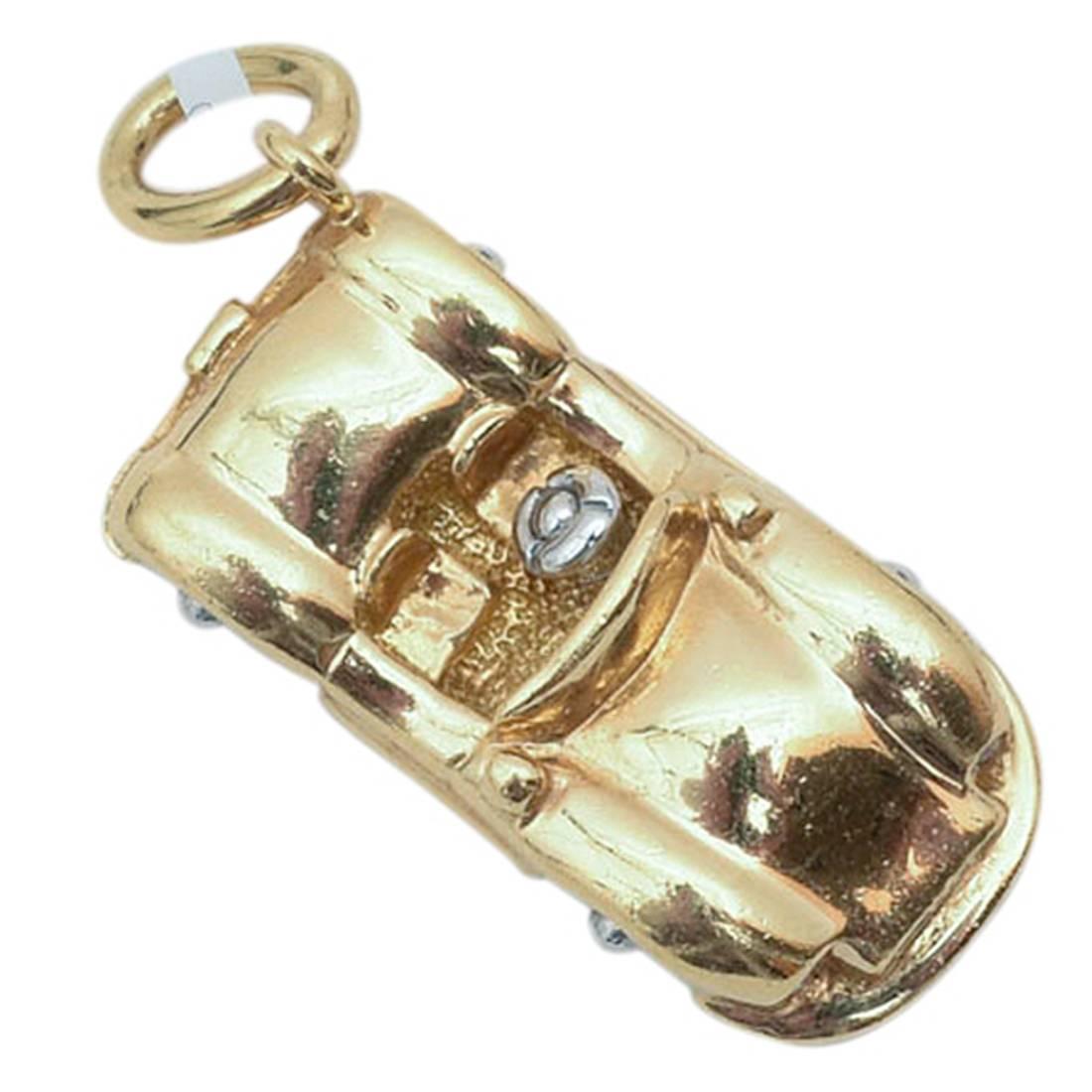 Tiffany & Co. Gold Sports Car Charm