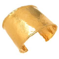 Jean Mahie Large Gold Cuff Bracelet