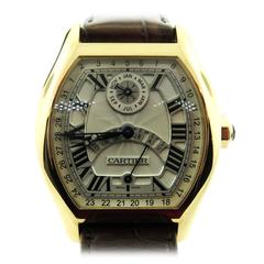 Cartier Rose Gold Roadster automatic wristwatch
