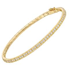 Chanel diamond Gold Flexible Bracelet