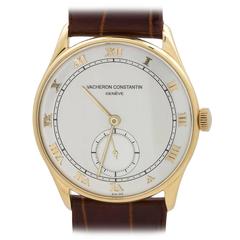 Vacheron 
Constantin Yellow Gold Oversize Dress Wristwatch