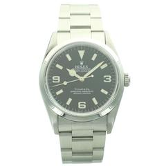 Rolex Tiffany & Co. stainless steel Explorer wristwatch Ref 14270
