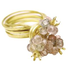 Donna Brennan Sapphire Gold Ring