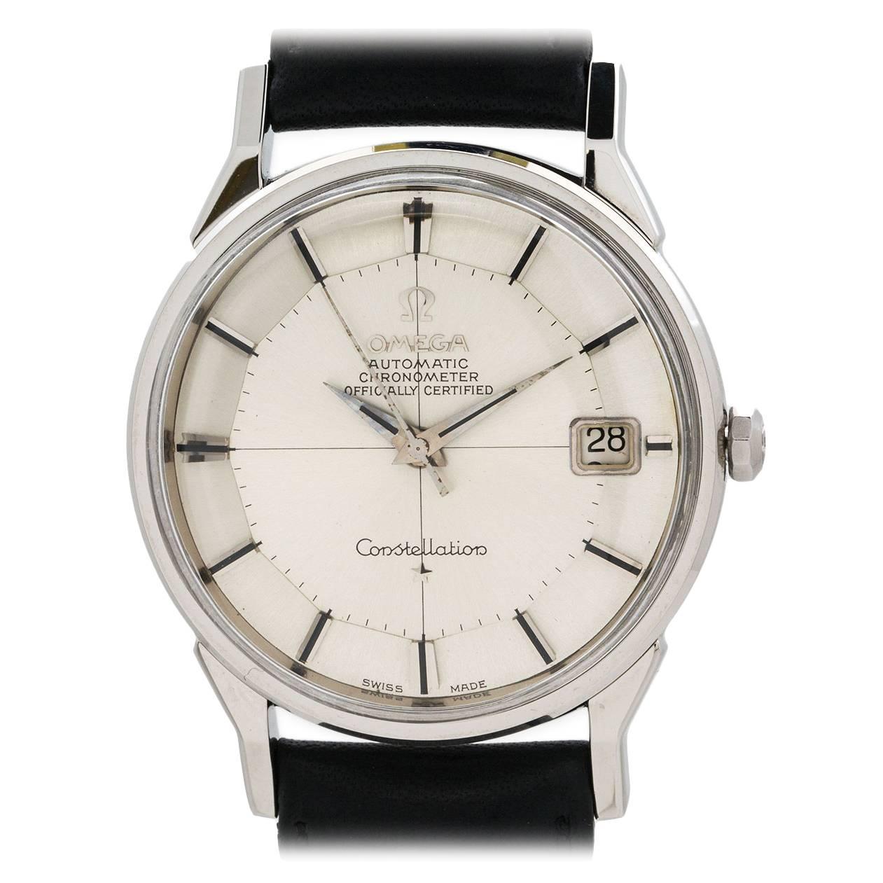 Omega Stainless Steel Constellation Wristwatch ref 14900-62 SC
