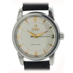 Omega Stainless Steel Seamaster Automatic Wristwatch