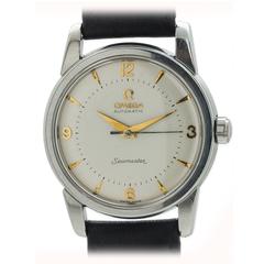 Omega Stainless Steel Seamaster Automatic Wristwatch 