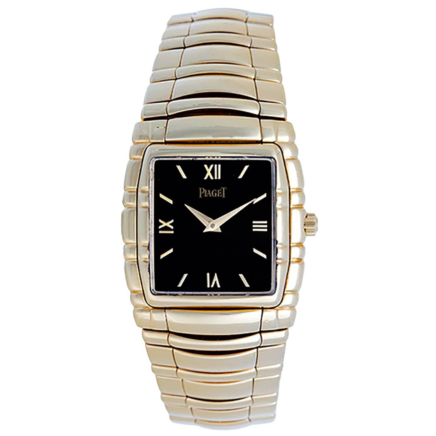 Piaget Yellow Gold Tanagra Quartz wristwatch ref 1855T
