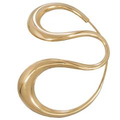 Biomorphic Gold Brooch By Michael Good