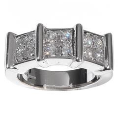 Diamond Gold Band Ring 7