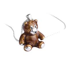 Deakin & Francis Silver Teddy bear Pendant