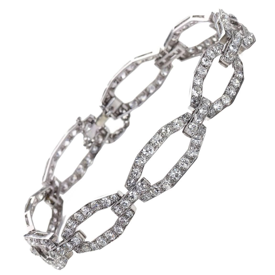Art Deco Boucheron diamond bracelet 