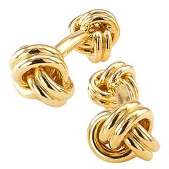 Tiffany 
Co. Gold Knot Cuff Links