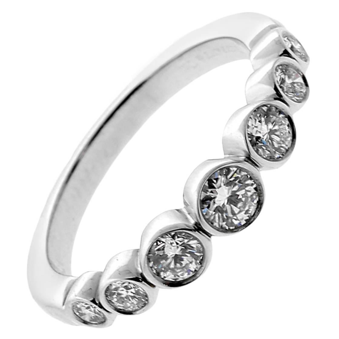 Tiffany & Co. Diamond Platinum Band Ring