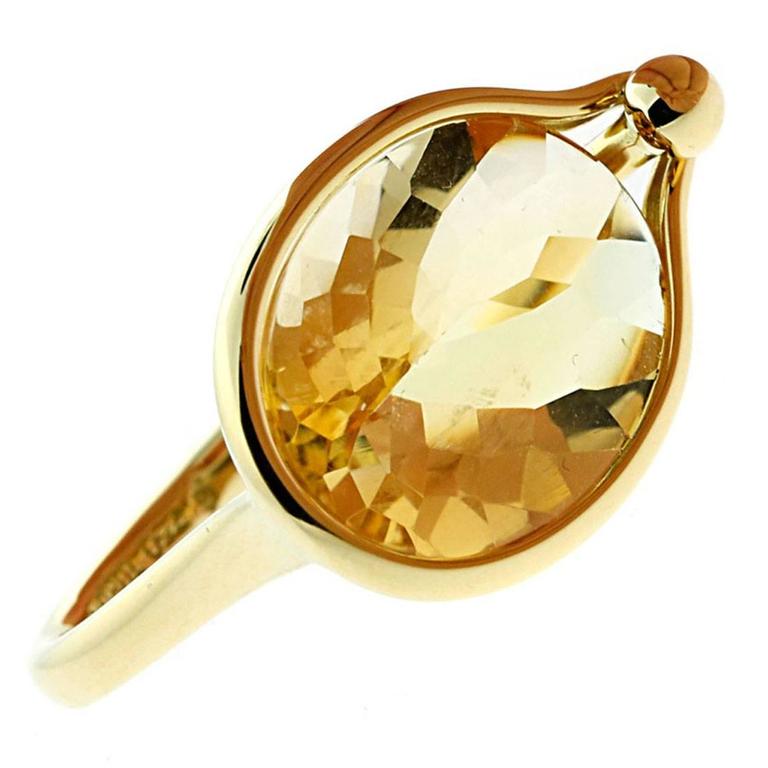  the lemon-brownish gemstone for a stylish ...