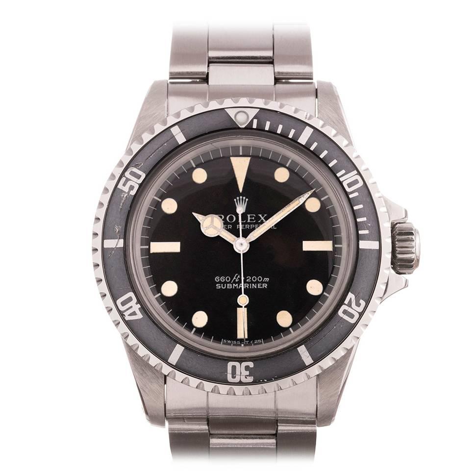 Rolex Submariner #5513 with Matte Dial Circa 1970 