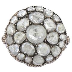 Rose Cut Diamond Ring 8