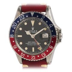 Vintage Rolex Stainless Steel GMT-Master Wristwatch ref 1675