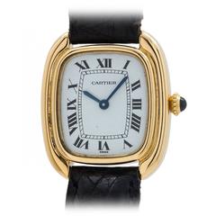 Cartier Yellow Gold Lady's Gondole Wristwatch circa 1973