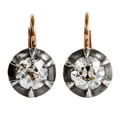 18kt Rose Gold Diamond Earrings 10