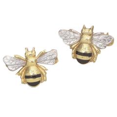 Tiffany & Co. Gold Platinum Bee Pins