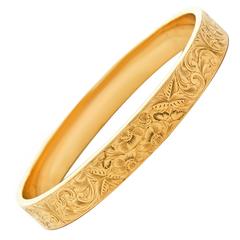 Wordley Allsopp & Bliss Gold Bangle Bracelet