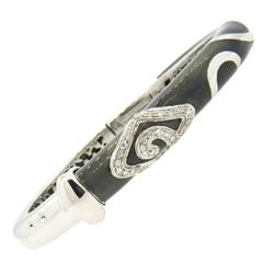 La Nouvelle Bague Gold Enamel Diamond Bangle Bracelet