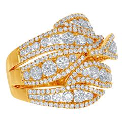 Exquisite Diamond Gold Ring 7