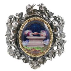 Antique   A French Mid 19th Century Sculpture Bracelet