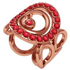 Vasily Baglaenko And Sparkles Ruby and Gold Ring 8
