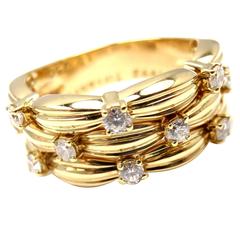 Tiffany & Co. Diamond Gold Band Ring