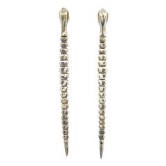 Tiffany & Co. Elsa Peretti Silver Snake Earrings