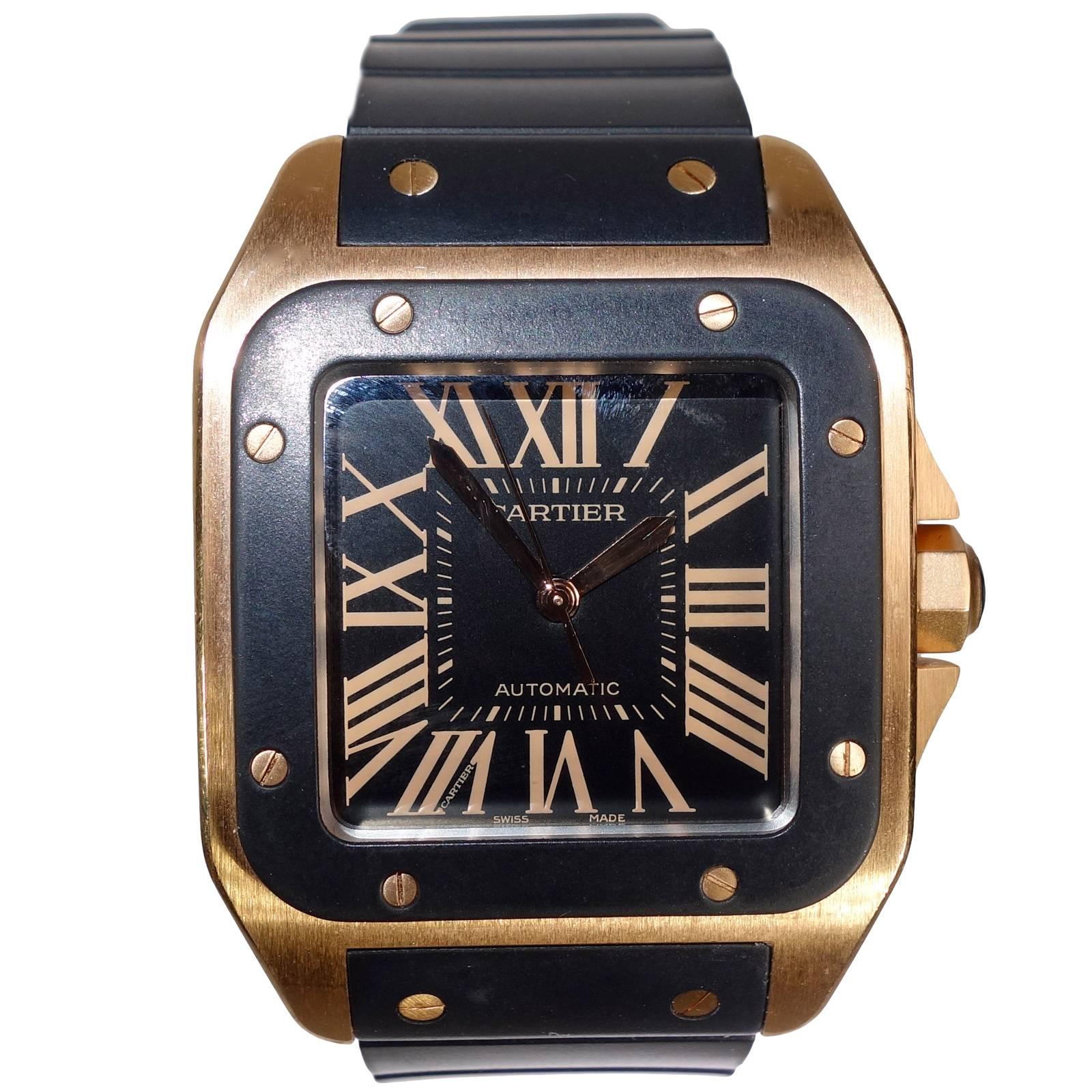 Cartier Santos Black - 4 For Sale on 