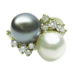 Kurt Wayne South Sea Pearl Diamond Gold Ring 1