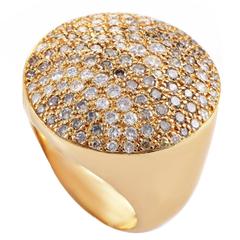 Cartier Diamond Pave Gold Ring