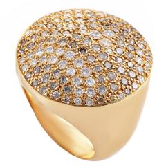 Cartier Diamond Pave Gold Ring 4