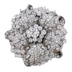 Bulgari Diamond Platinum Brooch 2
