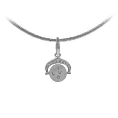 Cartier Diamond Gold I LOVE YOU Charm Necklace 1