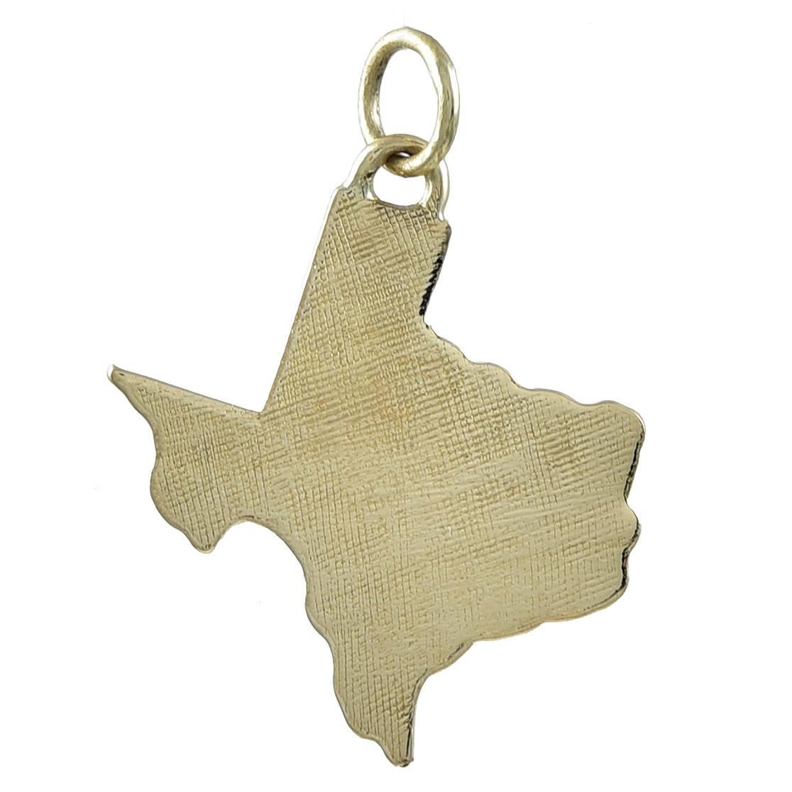 State of Texas Large Gold Charm For Sale