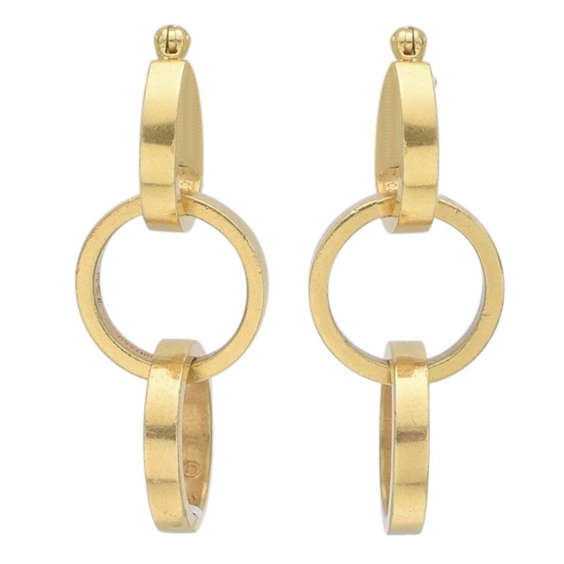 Tiffany & Co. Paloma Picasso Gold Dreifach-Reifen-Ohrringe
