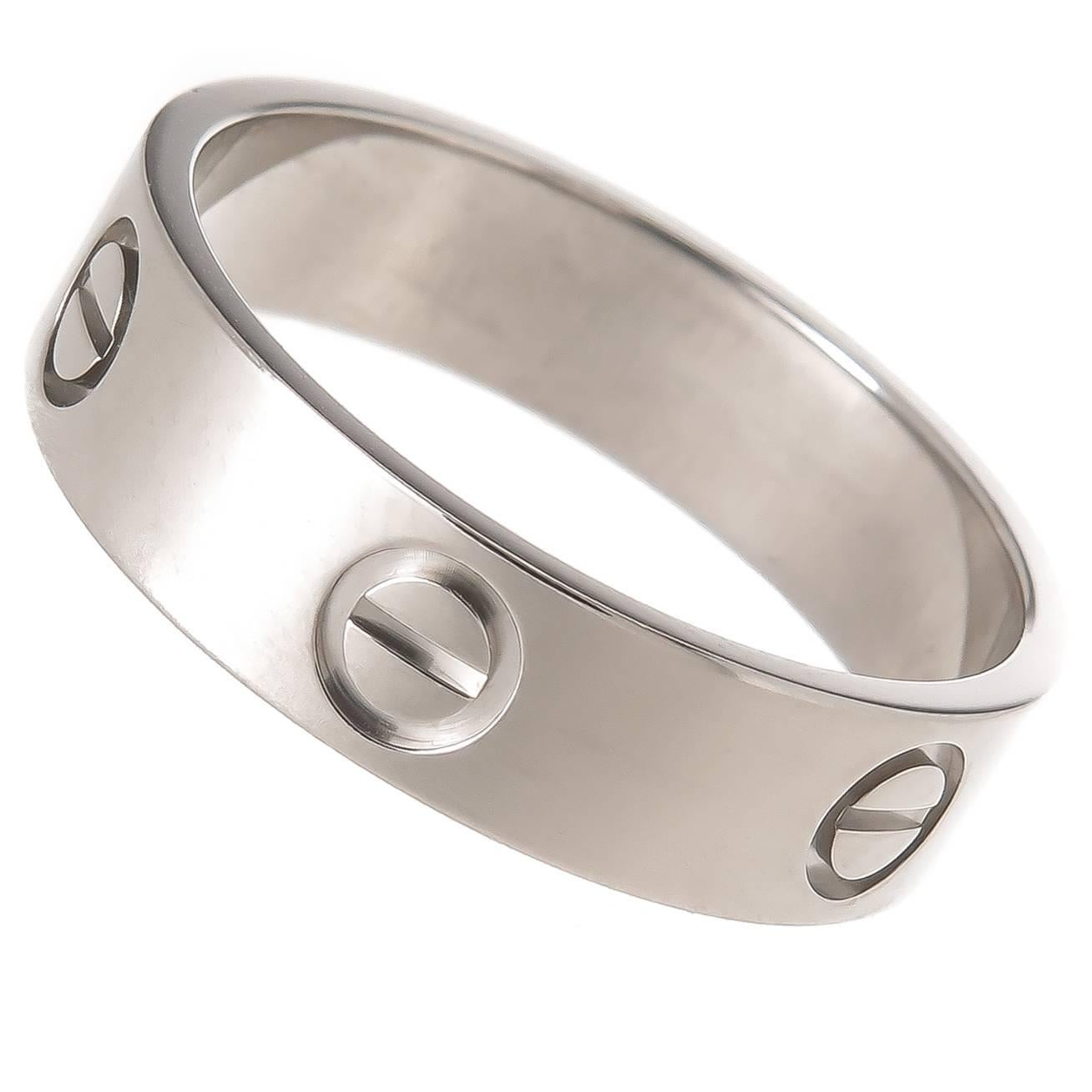 Cartier Platinum Love Ring