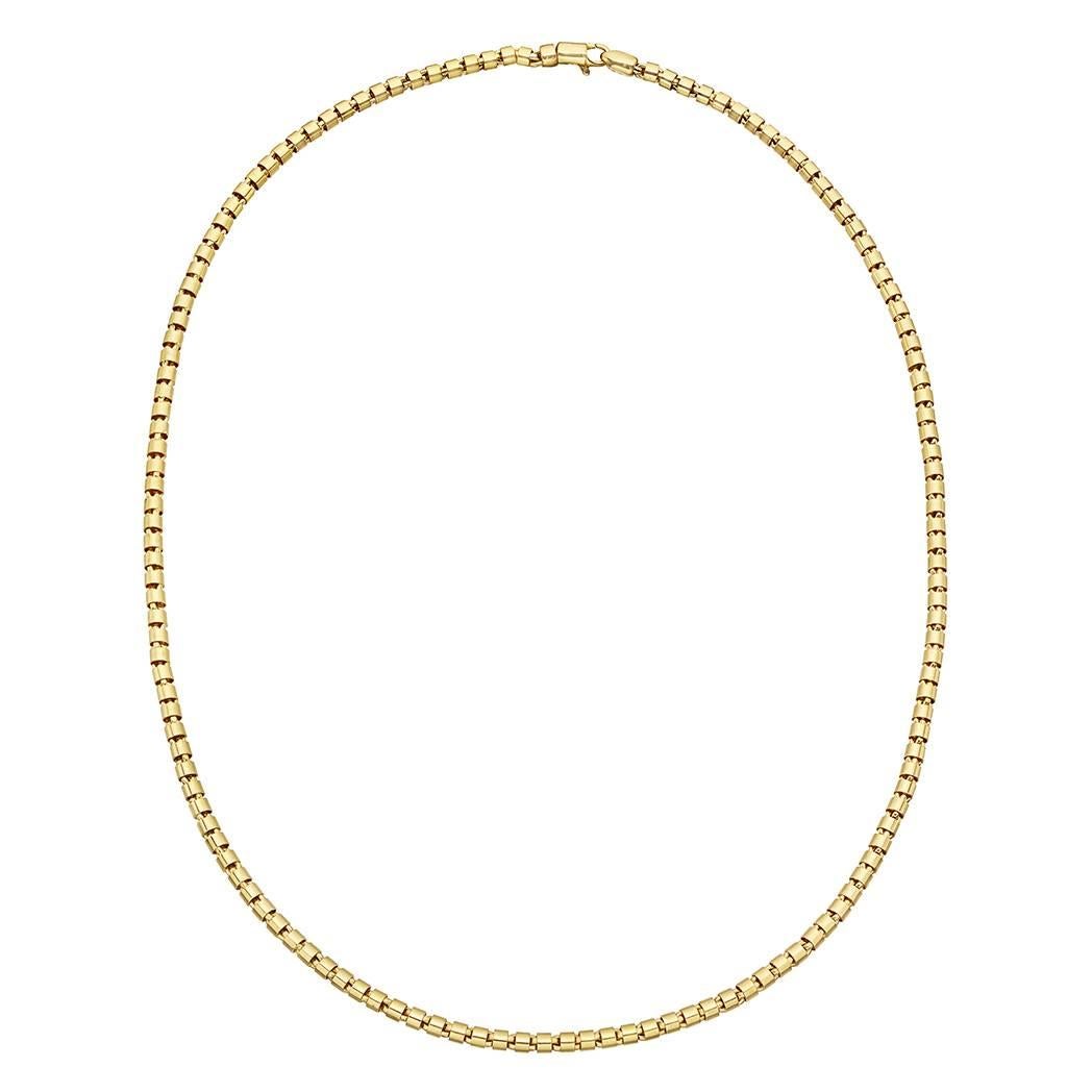 Roberto Coin ​Gold Barrel-Link Chain Necklace
