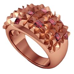 Barbara Nanning & Sparkles Ruby and Gold Ring 6