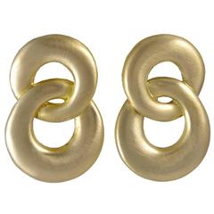 Angela Cummings Gold Earrings 1